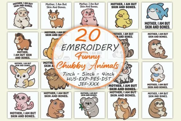 Chubby Animals Bundle for Seasonal Magic