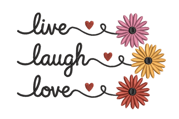 Live Laugh Love Daisy
