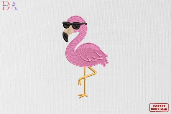 Pink Flamingo Tropical Beach Bird