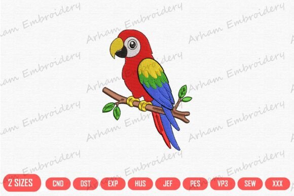 Tropical Parrot Perch